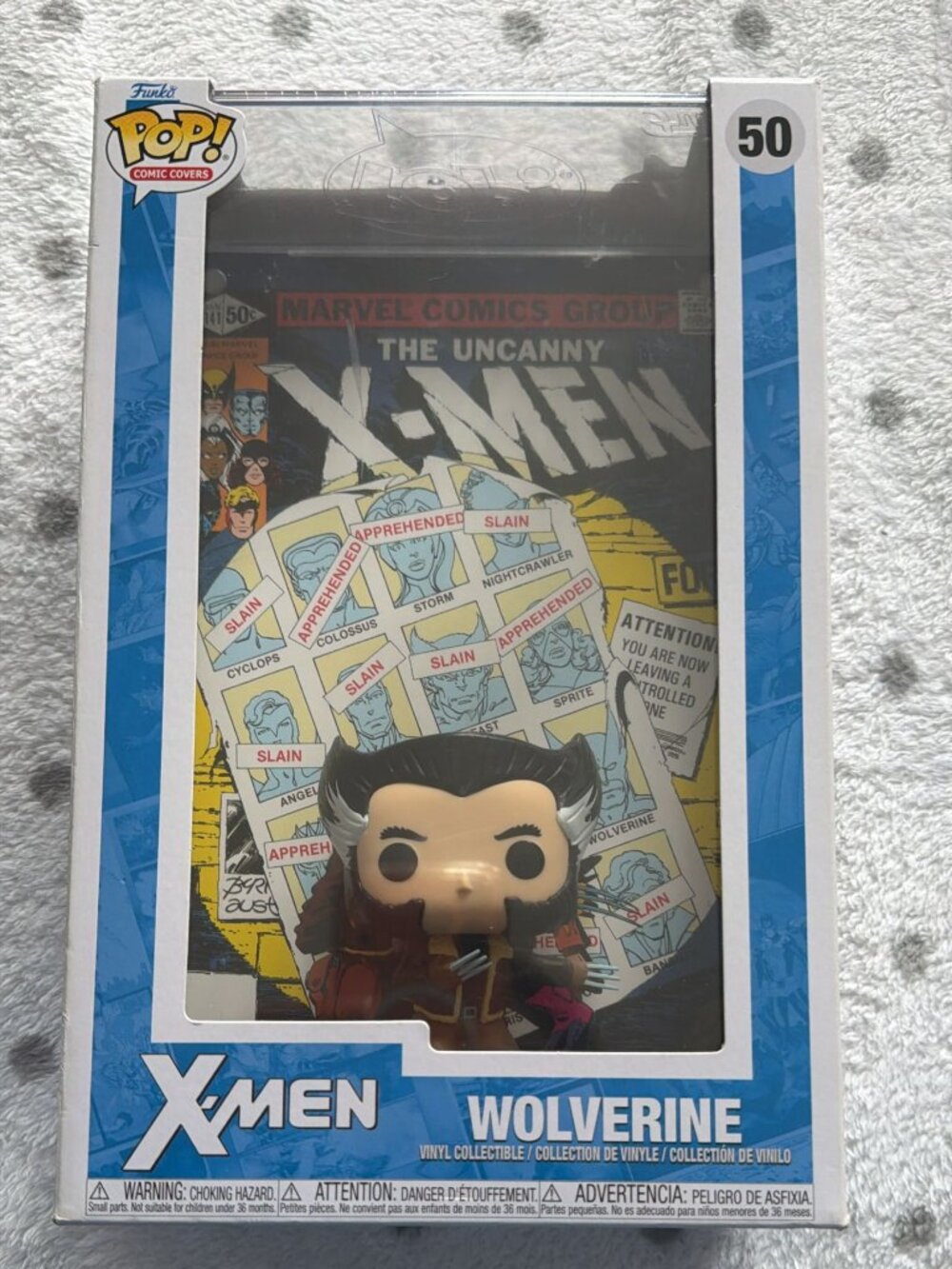 Funko Pop Wolverine #50 Comic Cover X-Men 141 PX Exclusive NEW